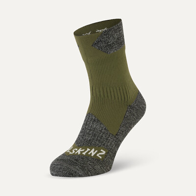 SealSkinz Bircham All Weather Ankle Lenght Sock green - wasserdichte Socken