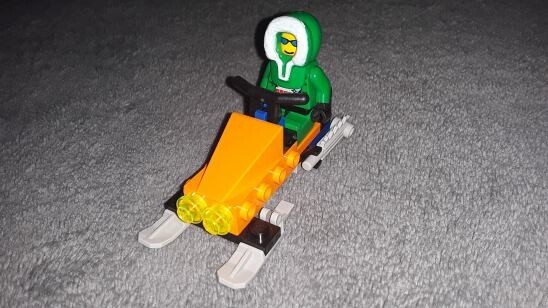 LEGO 6626-2 Arctic Snow Scooter Snowmobile 20 Pieces 100% Complete