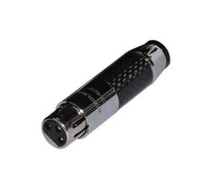 4x HIFI audio Carbon Fiber Silver Plated XLR Connector Plug 2male 2female