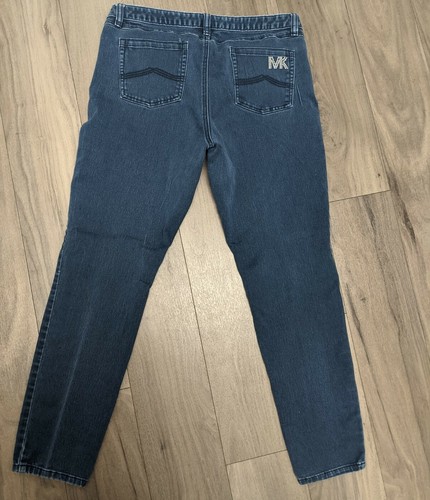 MICHAEL KORS SKINNY ANKLE STRETCH JEANS SZ 10 - 32/28 - Picture 3 of 8
