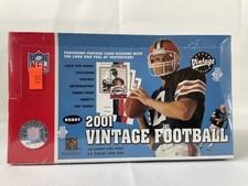 Upper Deck NFL 2001 Vintage Football Sealed Hobby Box