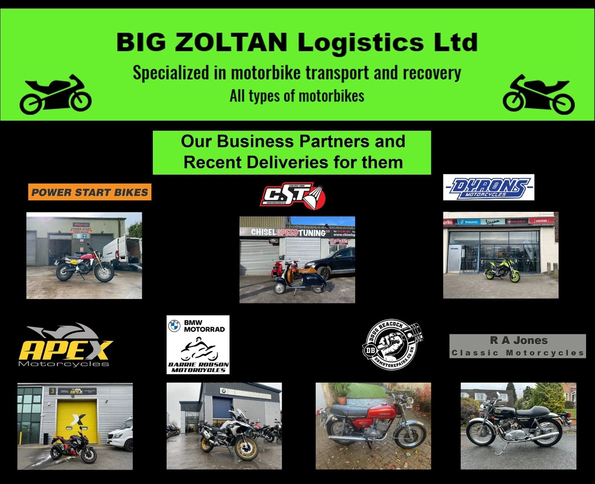 Motorbike on sale transport prices