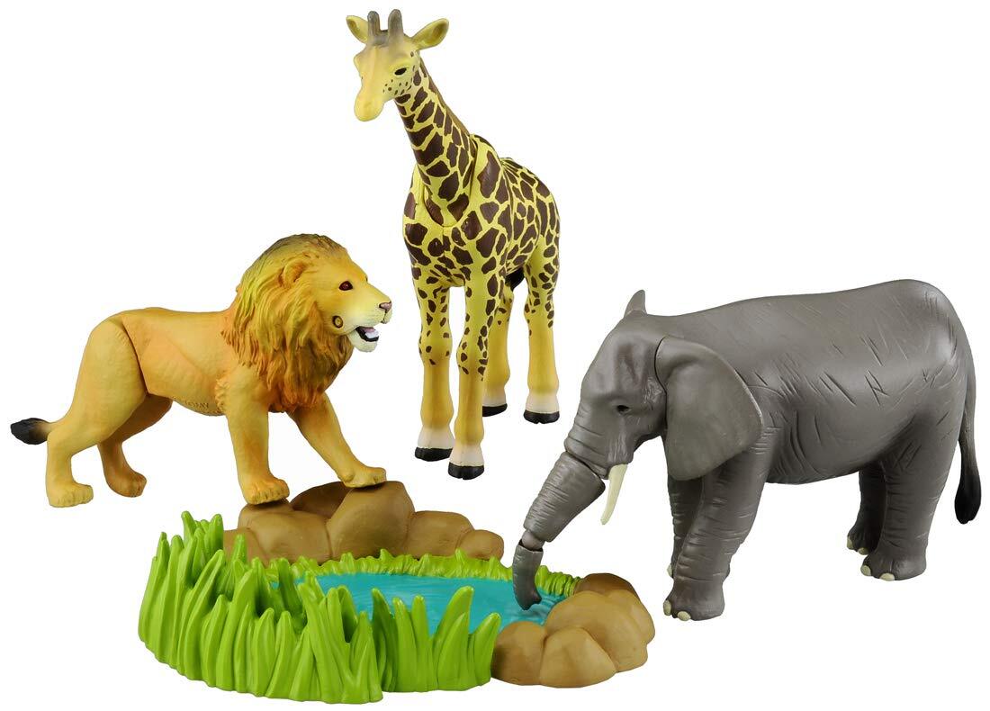 Takara Tomy Ania AA-01 Savannah Animal Gift Set Animal Dinosaur