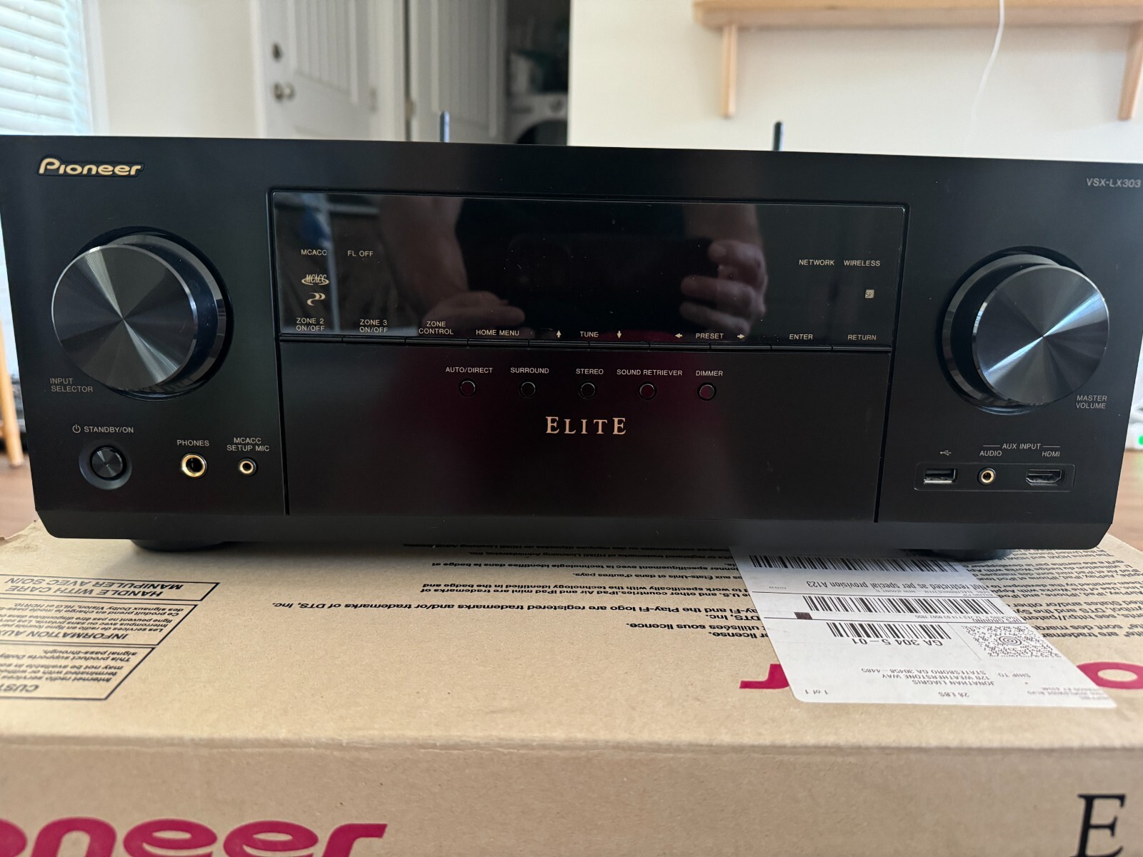 Pioneer Elite VSXLX303 9.2 Channel 4K Ultra HD Network Receiver