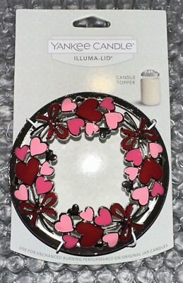 Yankee Candle Illuma-lid Topper Heart Valentine Bouquet 1752282 - New