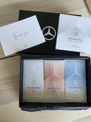 mercedes-benz land sea air trilogy cologne set new
