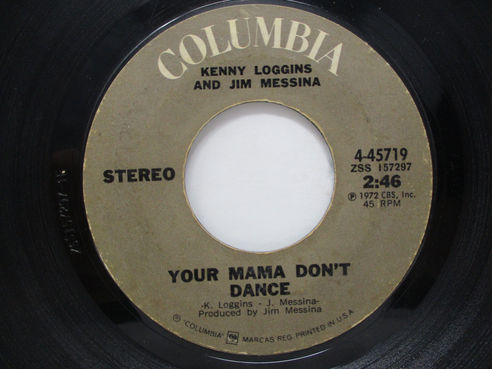 Loggins & Messina Your Mama Don't Dance / Golden Ribbons 45 RCA 1972 eBay