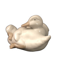 NAO Lladro 0368 "Two Ducks"  Snuggling Nesting Sleeping Porcelain Spain