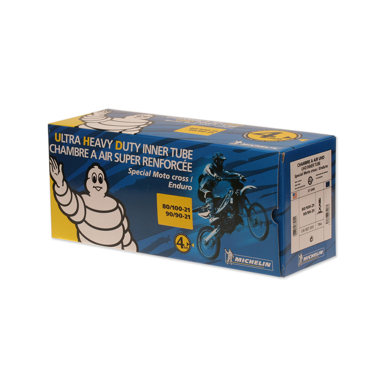 Michelin Ultra Heavy Duty Off-Road Motorcycle Inner Tube, 80/100-21, 90/90-21