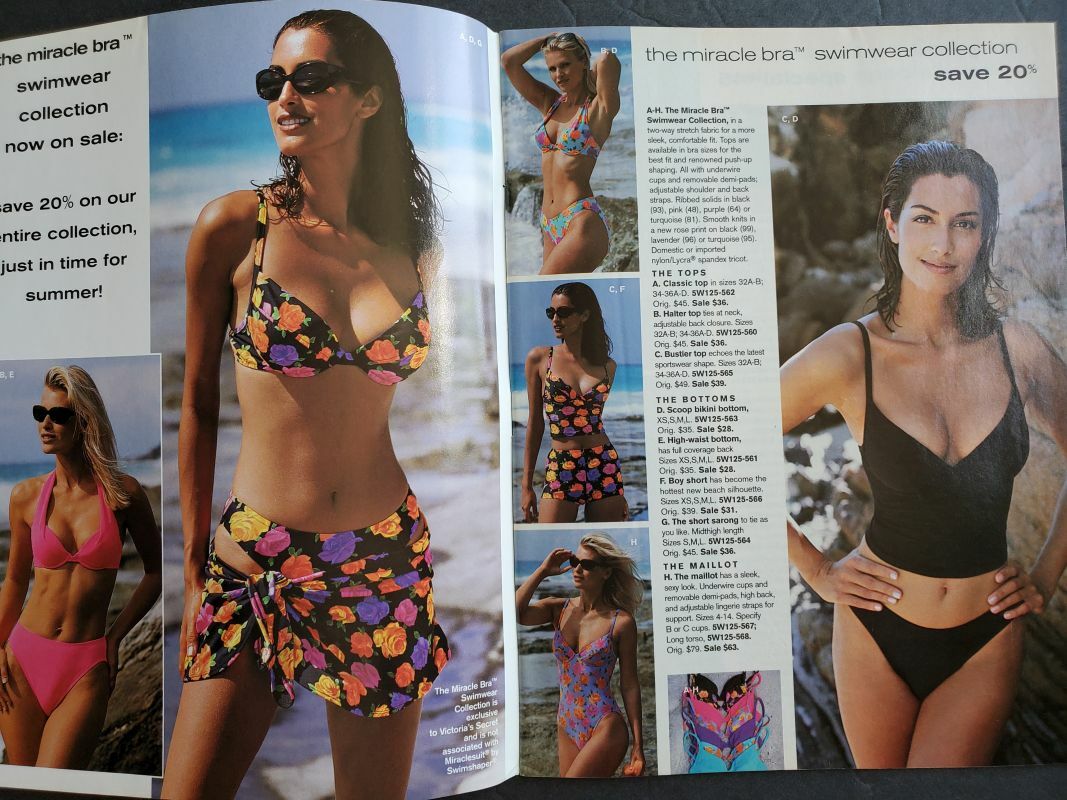 1998 Victoria's Secret Catalog Swim Sale DANIELA PESTOVA Laetitia  Casta K Mulder | eBay