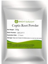 500g Coptis Root POWDER (Coptis chinensis) Huang Lian Rhizome Chinese Berberine.