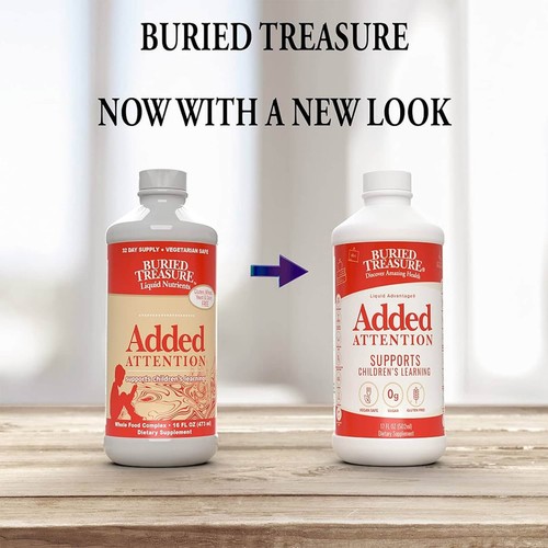 Buried Treasure zusätzliche Aufmerksamkeit 16 flüssige Unzen Gehirngesundheit KOSTENLOSER VERSAND - Bild 2 von 7