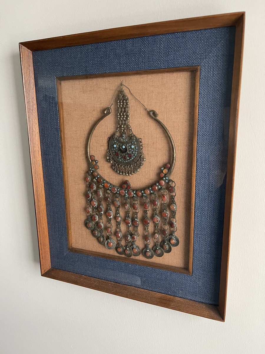 Custom framed Vintage Tribal Necklace and Pendant | eBay