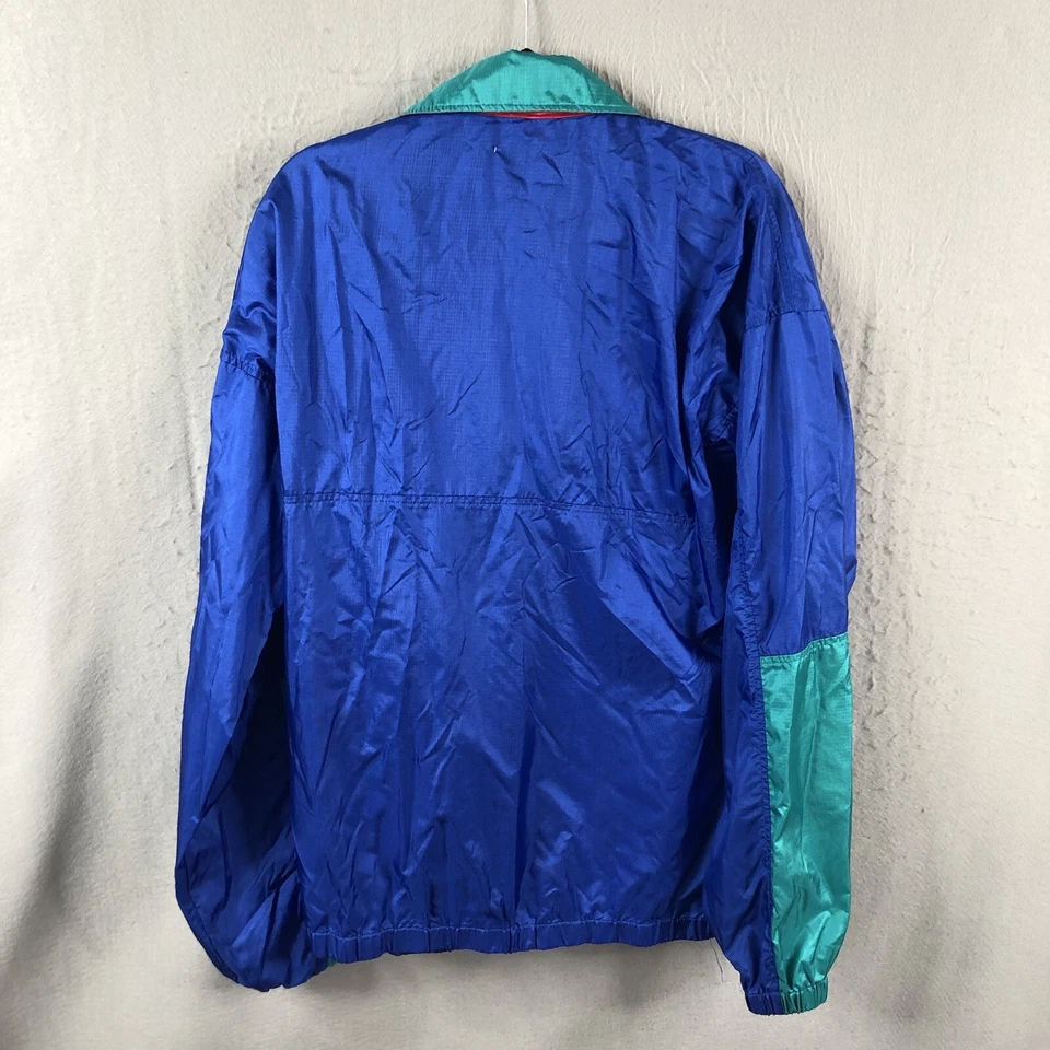 Куртка спортивная мужская Bak Ta Basix легкая большая высокая ветровка цветной блок шумная для гольфа - Изображение 4 из 4