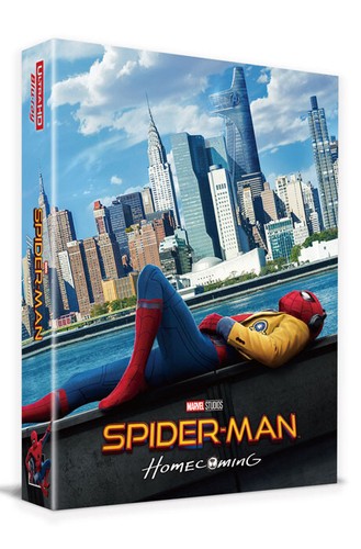 Spider-Man Homecoming 4K UHD + BLU-RAY 2D & 3D WeET Steelbook Full Slip Type A2 - Picture 6 of 6