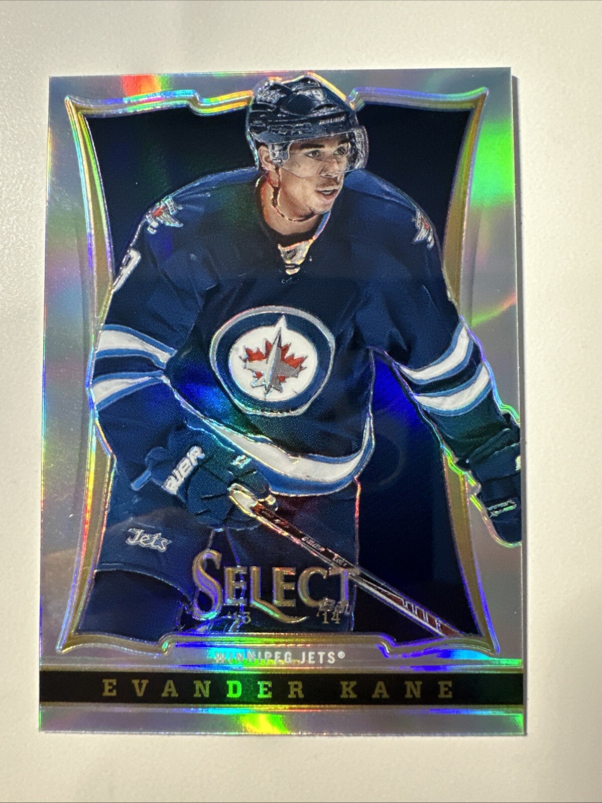 2013-14 Panini Select Silver Prizm Evander Kane #89 Winnipeg Jets