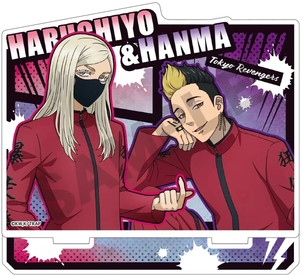Acrylic Stand Panel Shuji Hanma Haruchiyo Sanzu Provocationtokyo Revengers