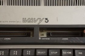 SANYO MSX WAVY 3 Personal Computer 3 Cartridge slots system MPC-3 10296182
