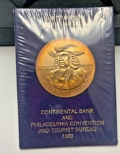 1969 WILLIAM PENN 325TH BIRTHDAY MEDAL FROM CONTINENTAL BANK PHILADELPHIA TONER