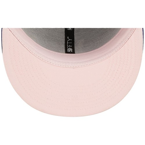 New Era Los Angeles Dodgers Blue 5950 Hat 1988 WS Patch Size 7 3/4 Pink UV - Picture 5 of 5