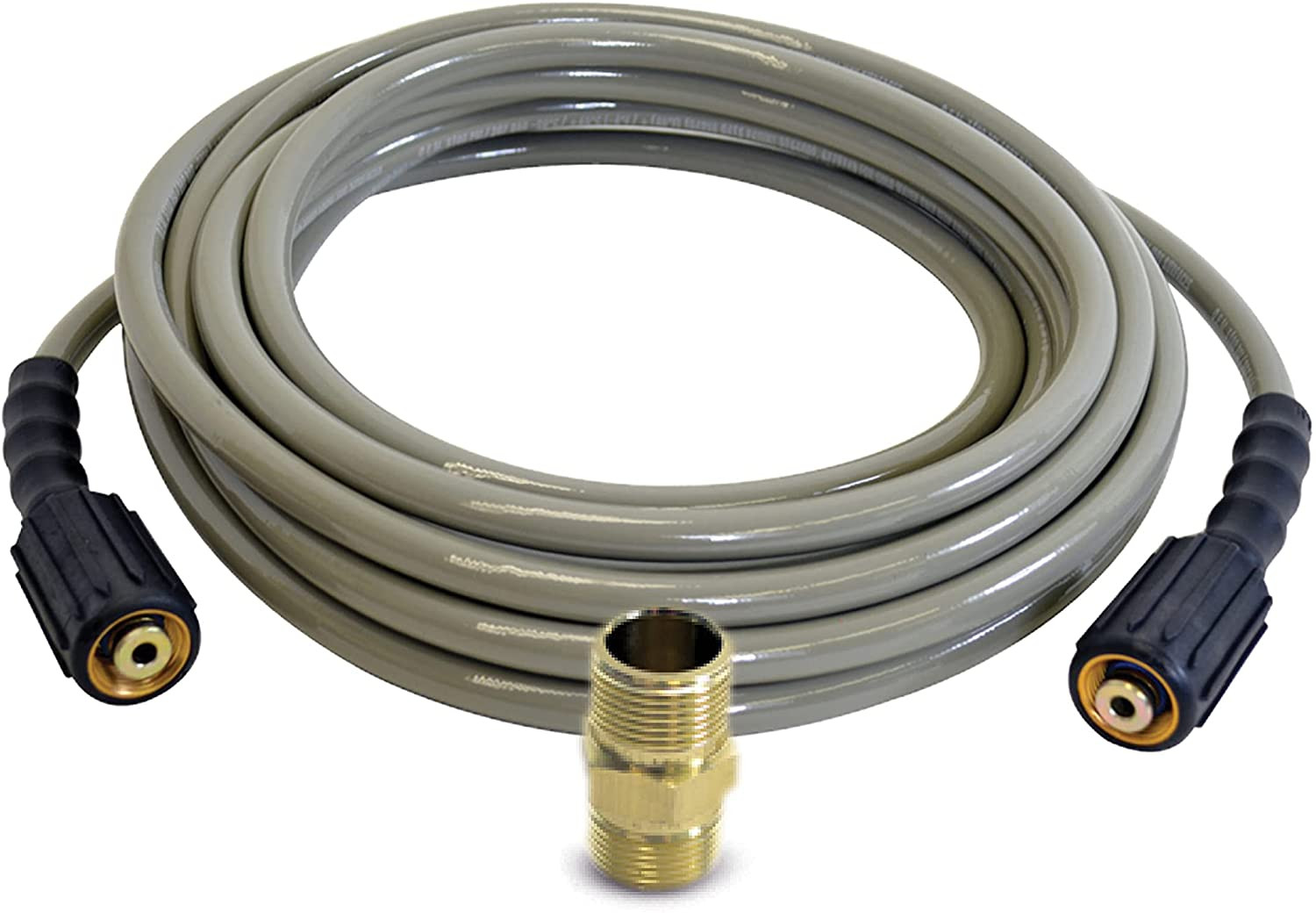 Simpson Cleaning 40224 Morflex Series 3300 PSI Pressure Washer Hose, 1/4" by 25'