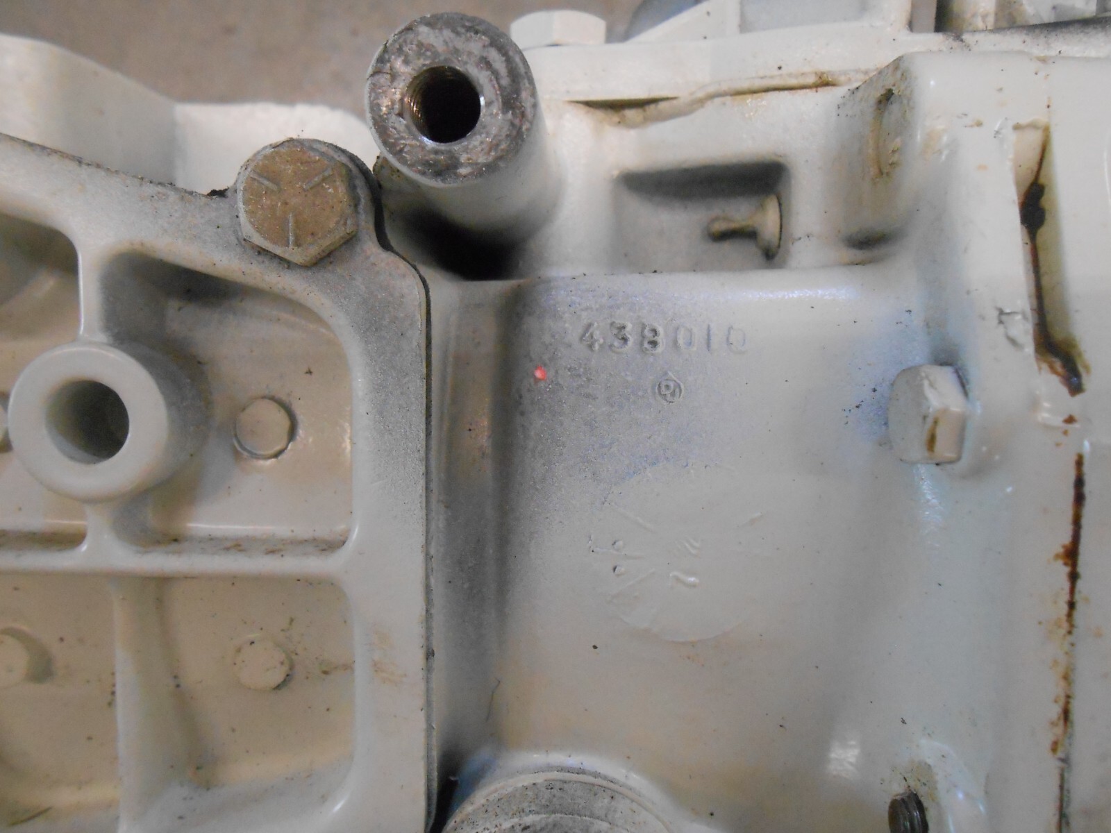 A404010-1 Chrysler 1972 70hp 707HE Outboard Crankcase Powerhead 120/120/125 (E3)