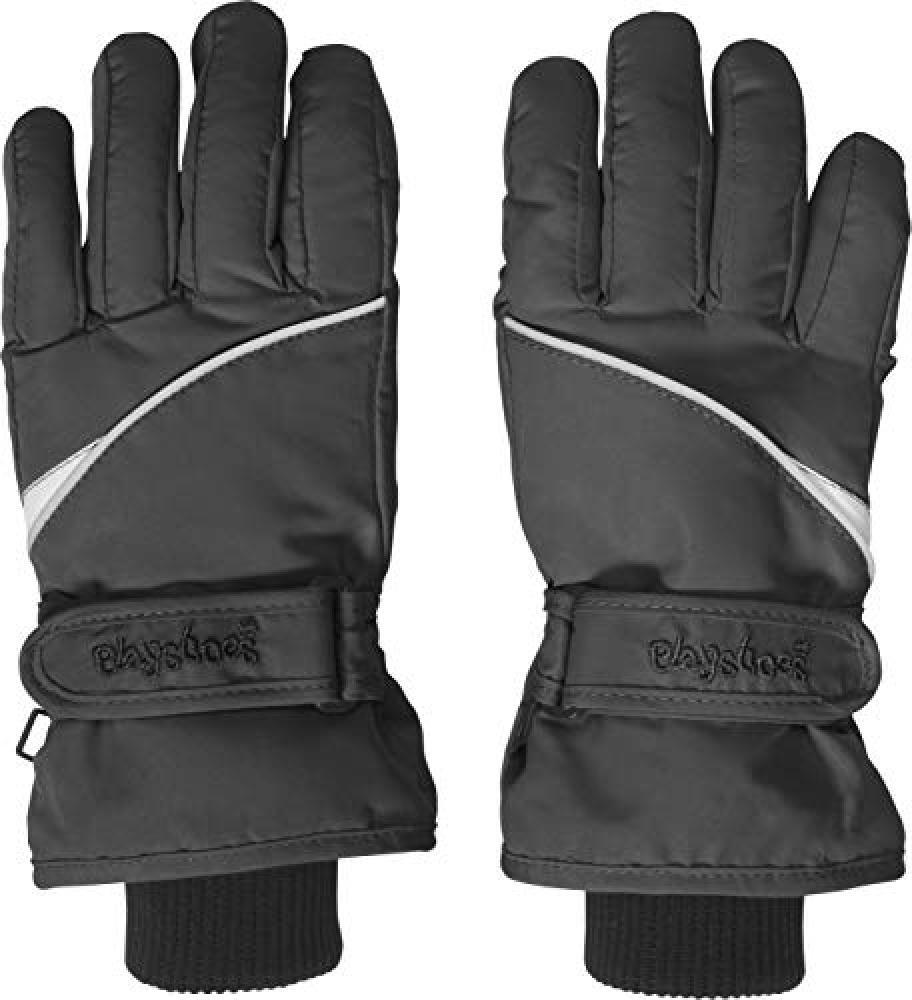 (TG. 3) Playshoes Finger-Handschuh Guanti, Nero (Schwarz 20), 3 Unisex-Adulto -