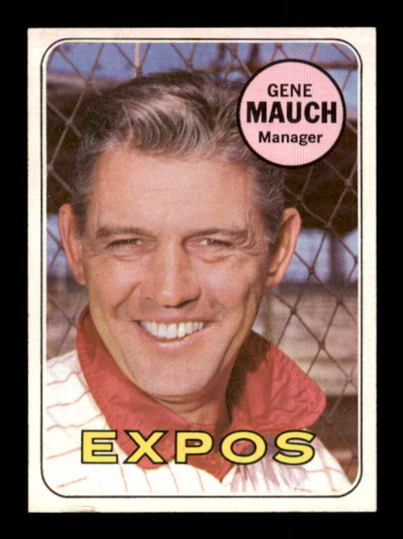 ＊yuma＊　0519 1969 Topps #606 Gene Mauch EXMT/EXMT+ Expos MG 552448 | eBay