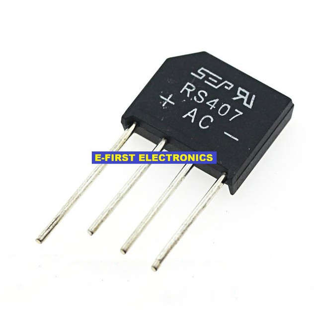 30pcs RS407 Flat Bridge 4A700V Rectifier Bridge Rectifier Bridge SEP/HY ...