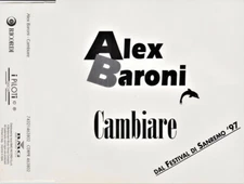 Alex Baroni Cambiare CD Single Promo