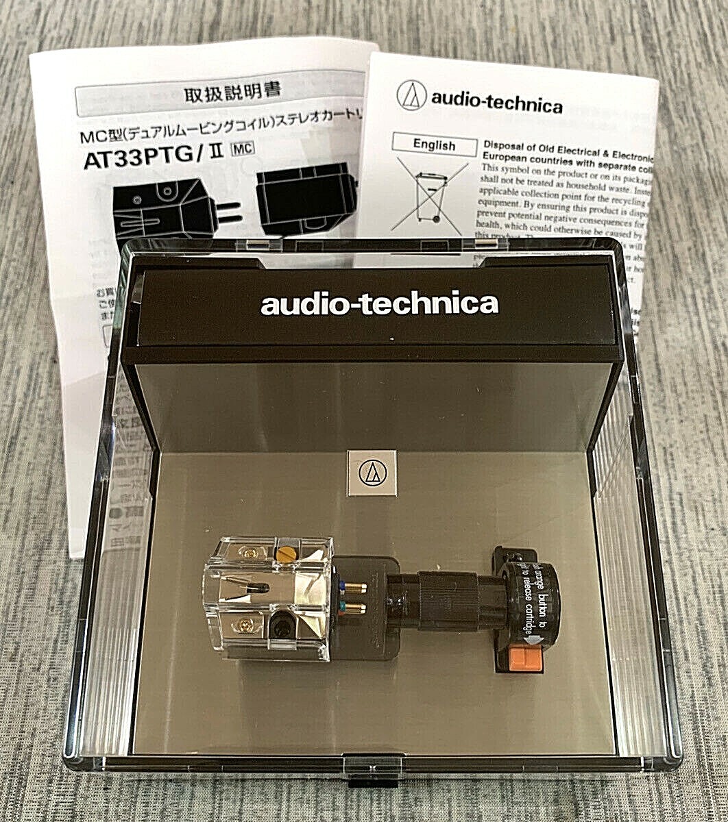 Audio-Technica AT33PTG/II Dual Moving Coil Turntable Cartridge for