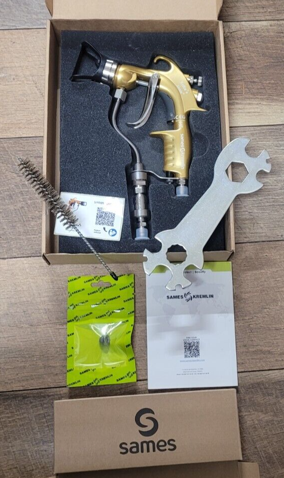 SAMES KREMLIN SPRAY GUN XCITE + 120, C/W AIRCAP, TIP, Item Code 668