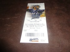 BREWERS 2013 TICKET 6/8/13 VS PHILLIES~ FIRST WIN Tyler Thornburg FIRST WIN