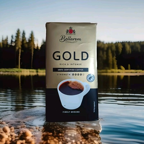 3 x Arabica Coffee 100% certified gold finely ground Bellarom 3x500g=1500g