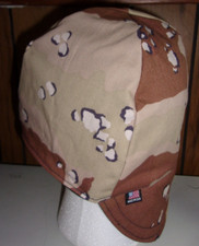 Camo Browns2 Custom Made Construction, Welder, Pipe Fitter, Biker Hat