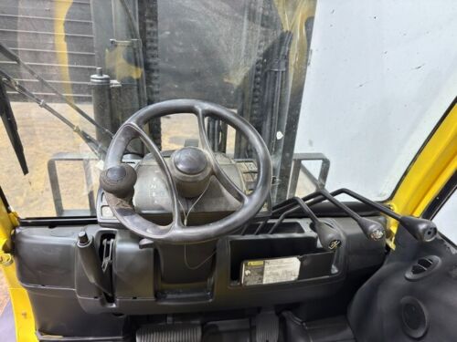 2009 HYSTER H100FT 3 STAGE 10,000LB PNEUMATIC DIESEL FORKLIFT STK 15603 - Picture 9 of 12