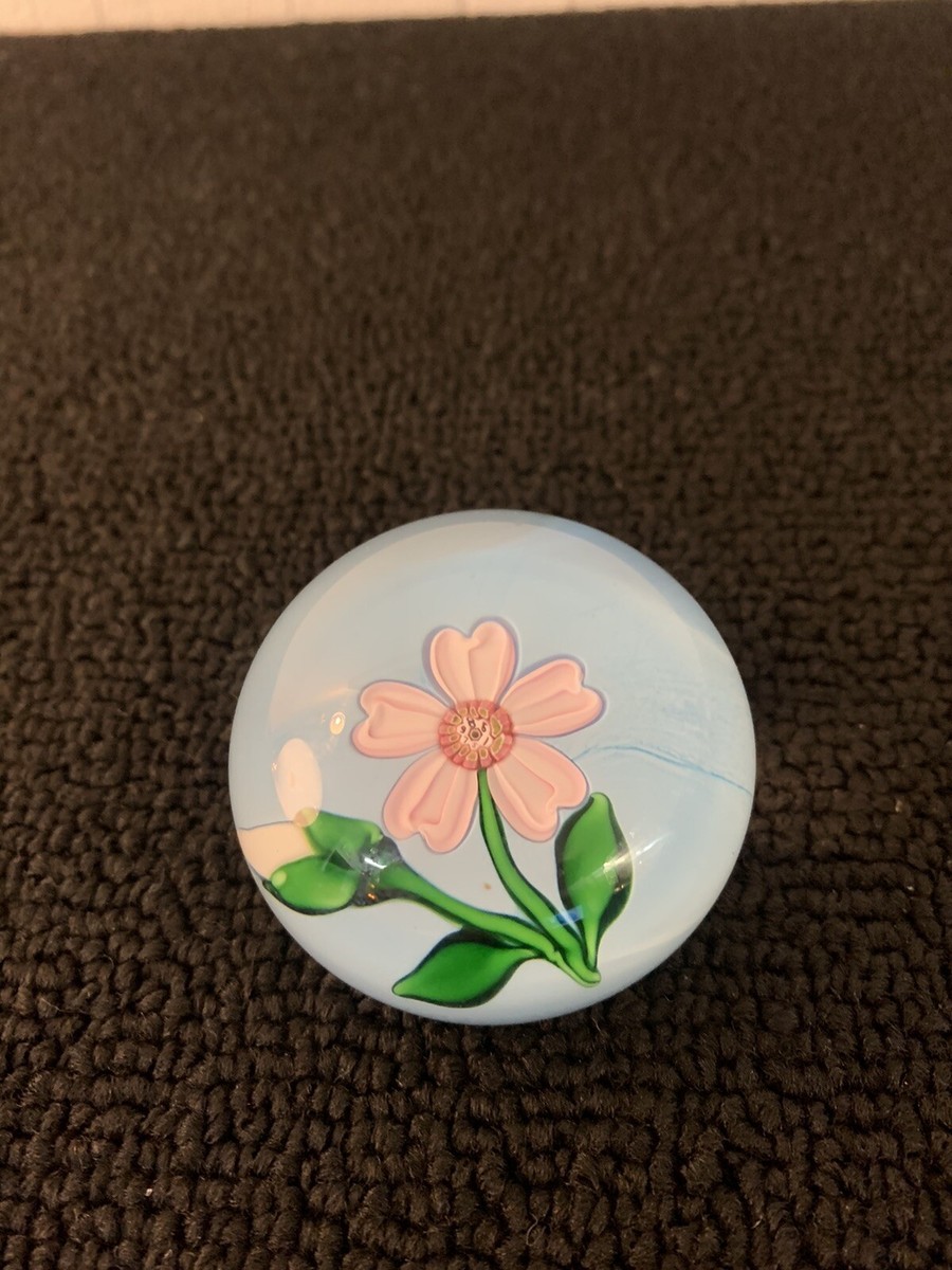 Crystal Paperweight Flower Saint Louis Model 5 | eBay