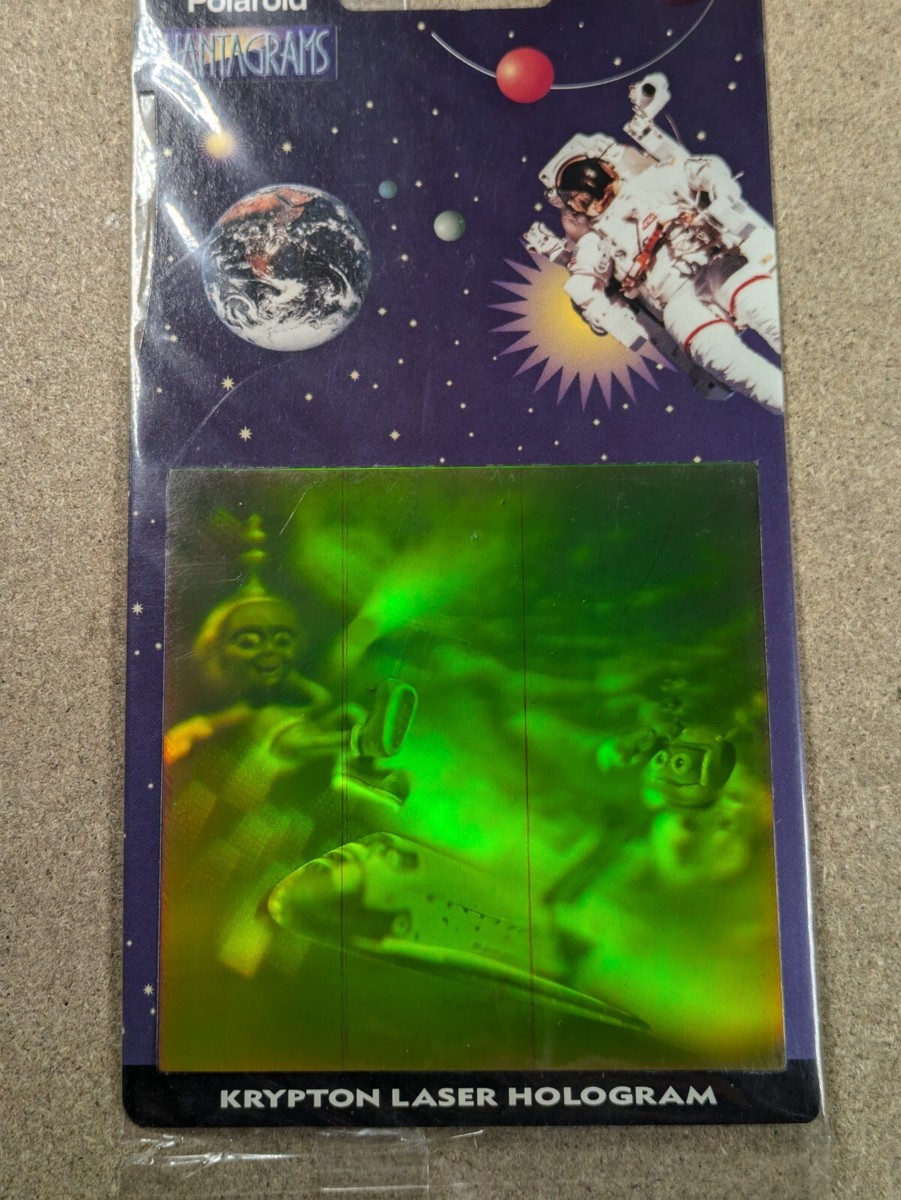 Polaroid Phantagrams Hologram 3-D Sticker Star Scouts Cygy Zendo