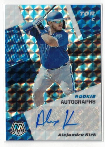 2021 Panini Mosaic RC AUTO Alejandro Kirk! Toronto Blue Jays! Rookie! Autograph!