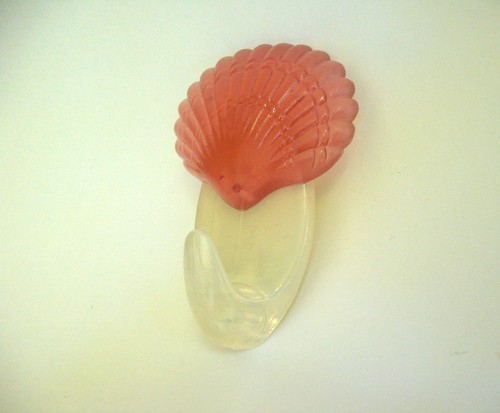 Gancho adhesivo autoadhesivo de plástico -Shell / tela de caballito de mar / soporte de percha de toallas - Imagen 7 de 12