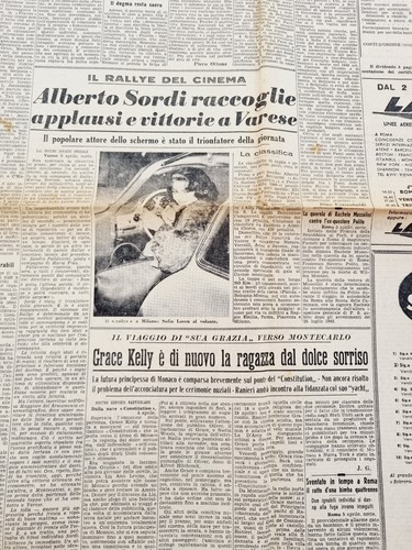 CORRIERE DELLA SERA 6 APRILE 1956 TRAGEDIA AUTOBUS TURCHINO - ALBERTO SORDI - 第 2/2 張圖片