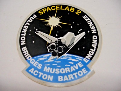 NASA Space Shuttle Mission STS- 51F Space Lab 2  Fullerton Bridges Decal Sticker