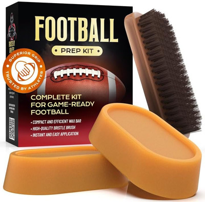 3 in 1 Football Prep Kit Secure Grip Improved Tack Leather Mud Accessories Youth