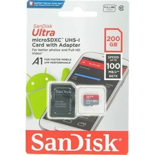 SanDisk Ultra 200GB Class 10 SDXC Memory Card - (SDSQUAR-200G-GN6MA)