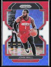 2021-22 Panini Prizm #68 John Wall Red White and Blue