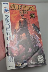 Sega Saturn Case Manual Art LOT duke nukem lost world amok nba action wsb II 98