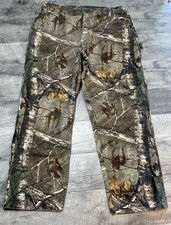 Vintage Carhartt Pants Mens 40x30 RealTree Camo Dungarees Canvas USA B235 NWOT