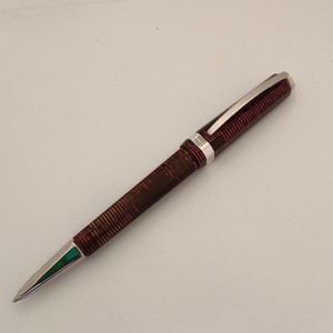 Visconti Wall Street Celluloid Red Pearl Ballpoint Pen Made in Italy