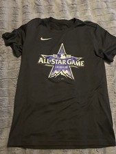 2021 MLB All Star Game Shirt Small Dri Fit Nike Colorado Rockies Baseball