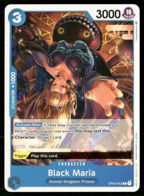 2023 Kingdoms of Intrigue Black Maria Character / Blue/Animal Kingdom Pirates